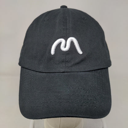 Apollo USA Slideback Hat Black One Size Adjustable Embroidered 6 Panel