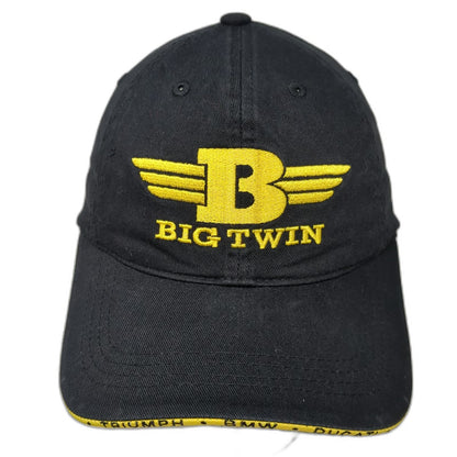 Bretmor Big Twin Baseball Cap Black One Size Boise ID Triumph BMW Ducati Hat