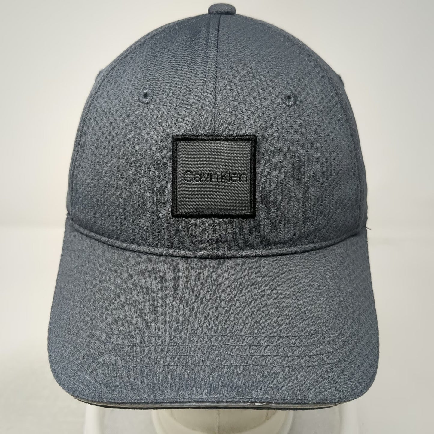 Calvin Klein Baseball Cap Gray One Size Polyester Adjustable Strapback Hat