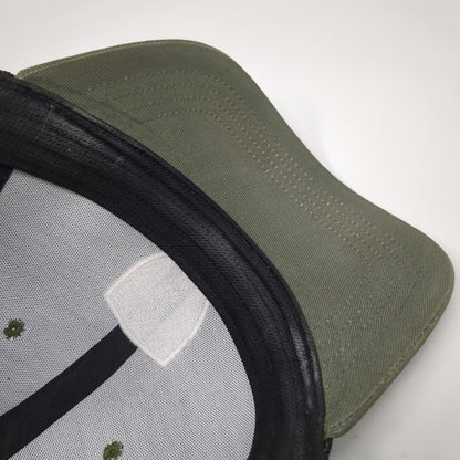 KÜHL Trucker Hat Green One Size Mesh Back Mountain Patch Snapback Curved Bill