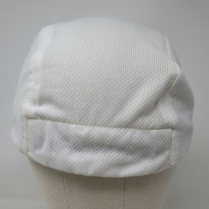 Headsweats Baseball Cap White One Size Reflective Stripe Coolmax Running Hat