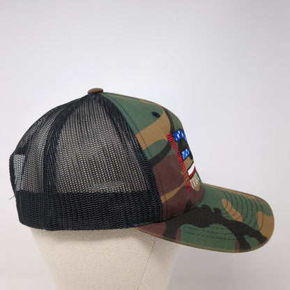 Eastern Missouri Truck Pullers Snapback Trucker Hat Camo One Size Yupoong