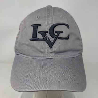 LVG Slideback Hat Gray One Size Adjustable Embroidered 6 Panel Legacy