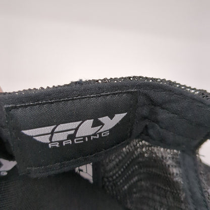 Fly Racing Snapback Mesh Back Trucker Hat Black One Size Colorblock