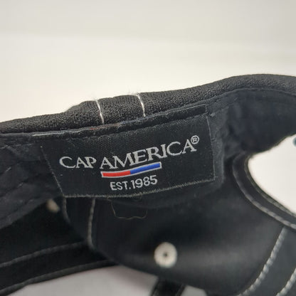Cap America Baseball Cap Black One Size Inter-City Construction Hat Strapback