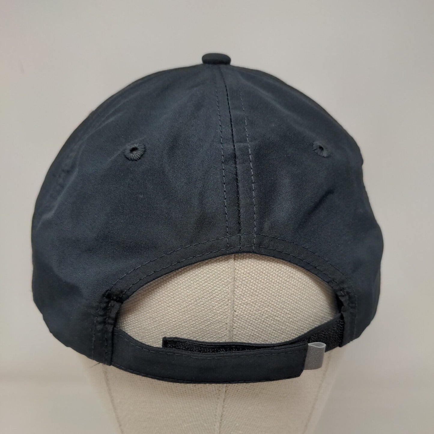 Lake Nona Strapback Hat Black One Size Adjustable Embroidered 6 Panel CORE365