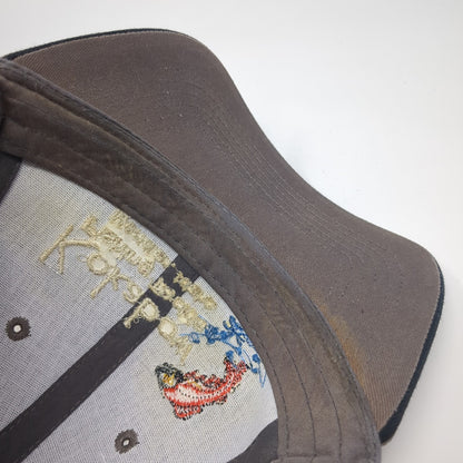Kokabow Fishing Tackle Meridian Idaho Baseball Cap Gray OS Adjustable Sportsman