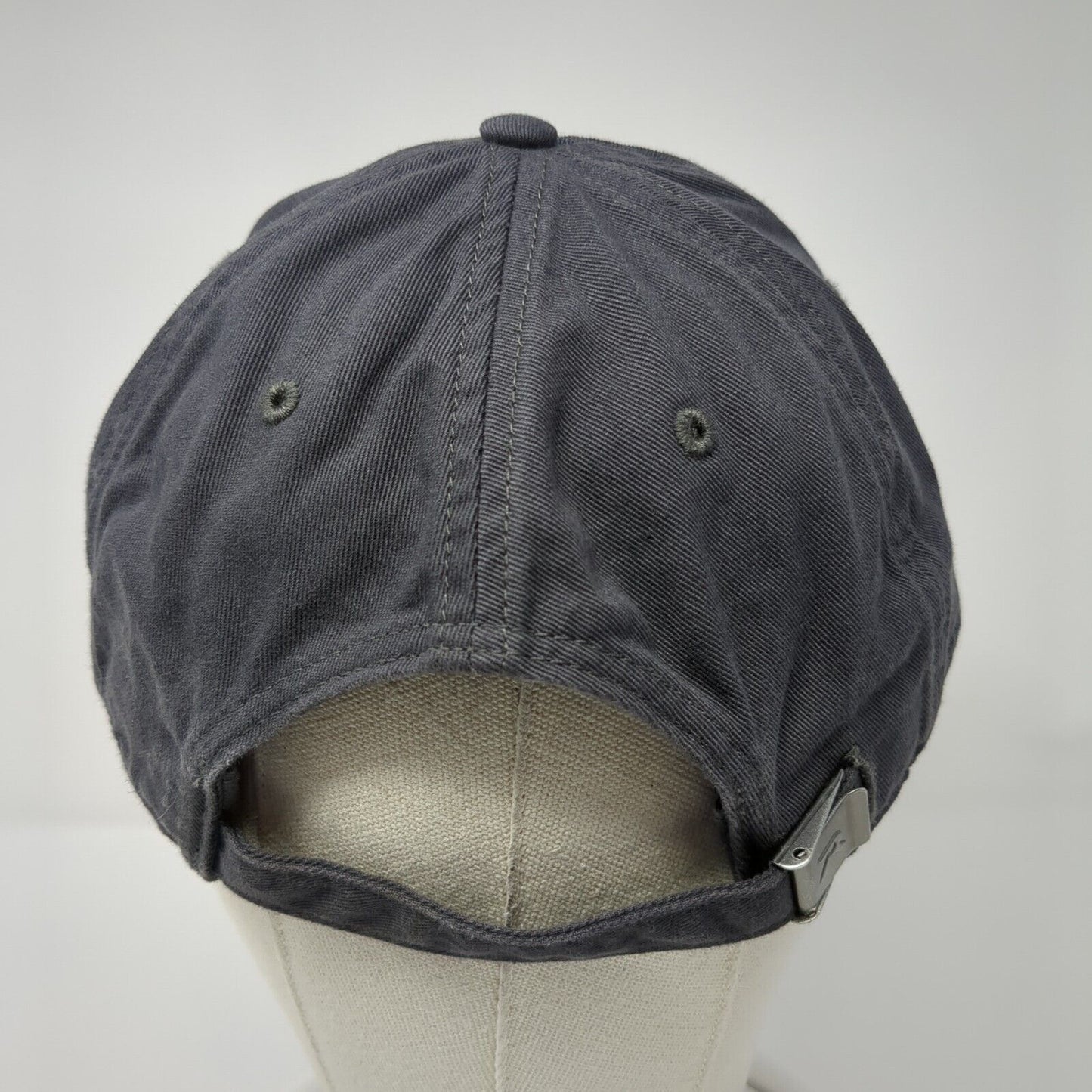 Letter CI Slideback Hat Gray M/L Adjustable Solid 6 Panel Richardson