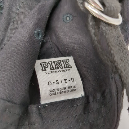 PINK Victoria's Secret Slideback Hat Black One Size Adjustable 6 Panel