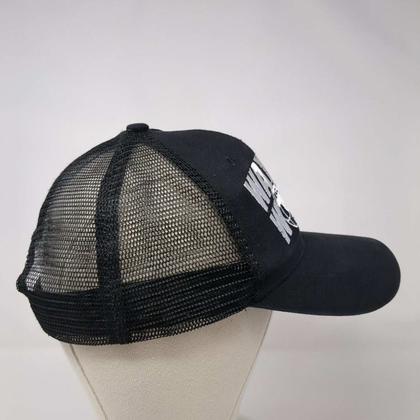 Wayne's World Snapback Mesh Back Trucker Hat Black OSFA Adjustable