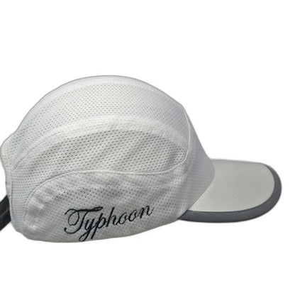 Big Accessories Baseball Cap White One Size Reflective Trim Mesh Strapback Hat