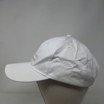 Verde Steam Powerfully Natural Strapback Hat White One Size Embroidered