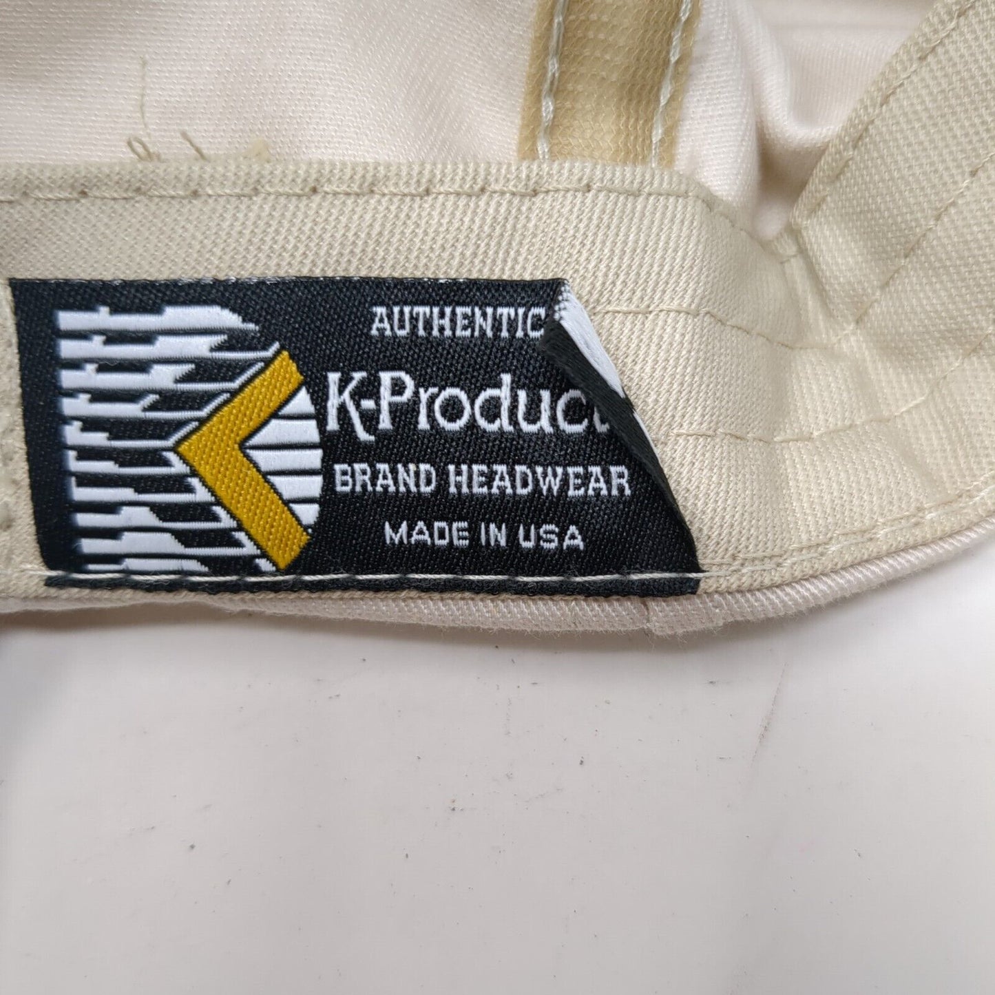Dow Corning Slideback Hat Tan OSFA Adjustable Embroidered 6 Panel K-Products