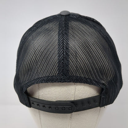 Elevate Idaho Snapback Mesh Back Trucker Hat Gray One Size Yupoong