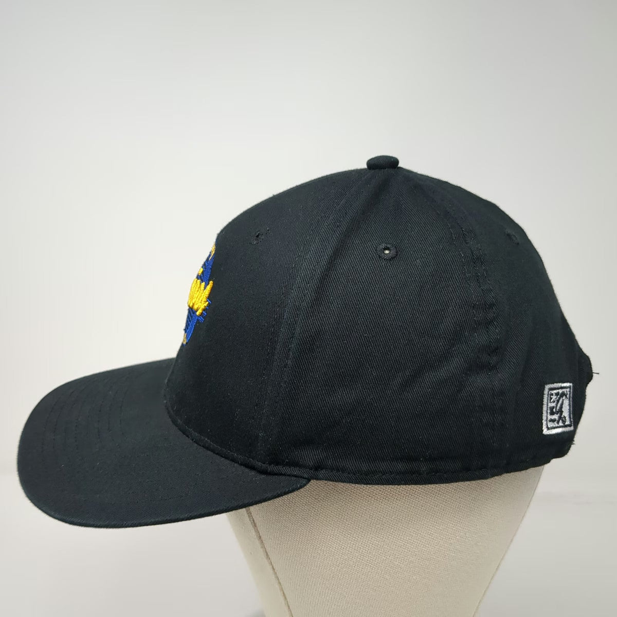 The Game Snapback Black One Size Mohawk Trail Warriors Hat Logo Graphic Cotton