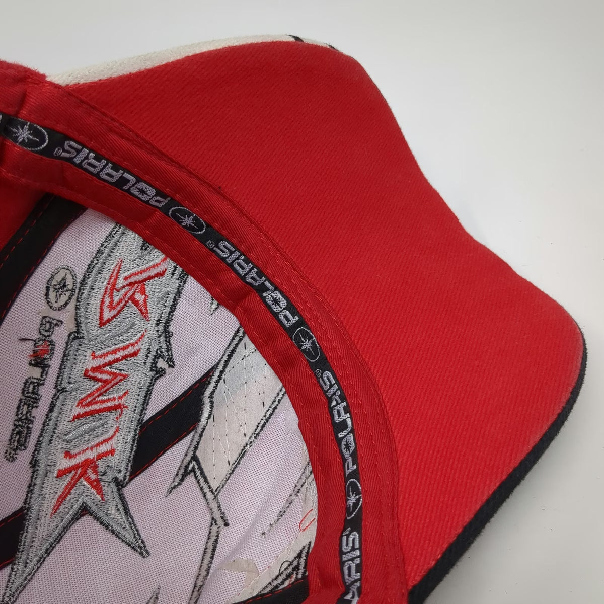 Polaris Baseball Cap Red RMK 50th Anniversary Strapback One Size Snowmobile Hat