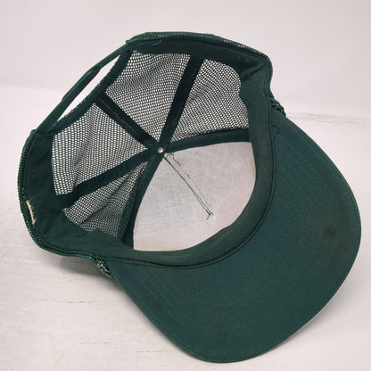 Kona Queen Co Hawaii Bee Green One Size Trucker Hat Snapback Mesh Rope Detail