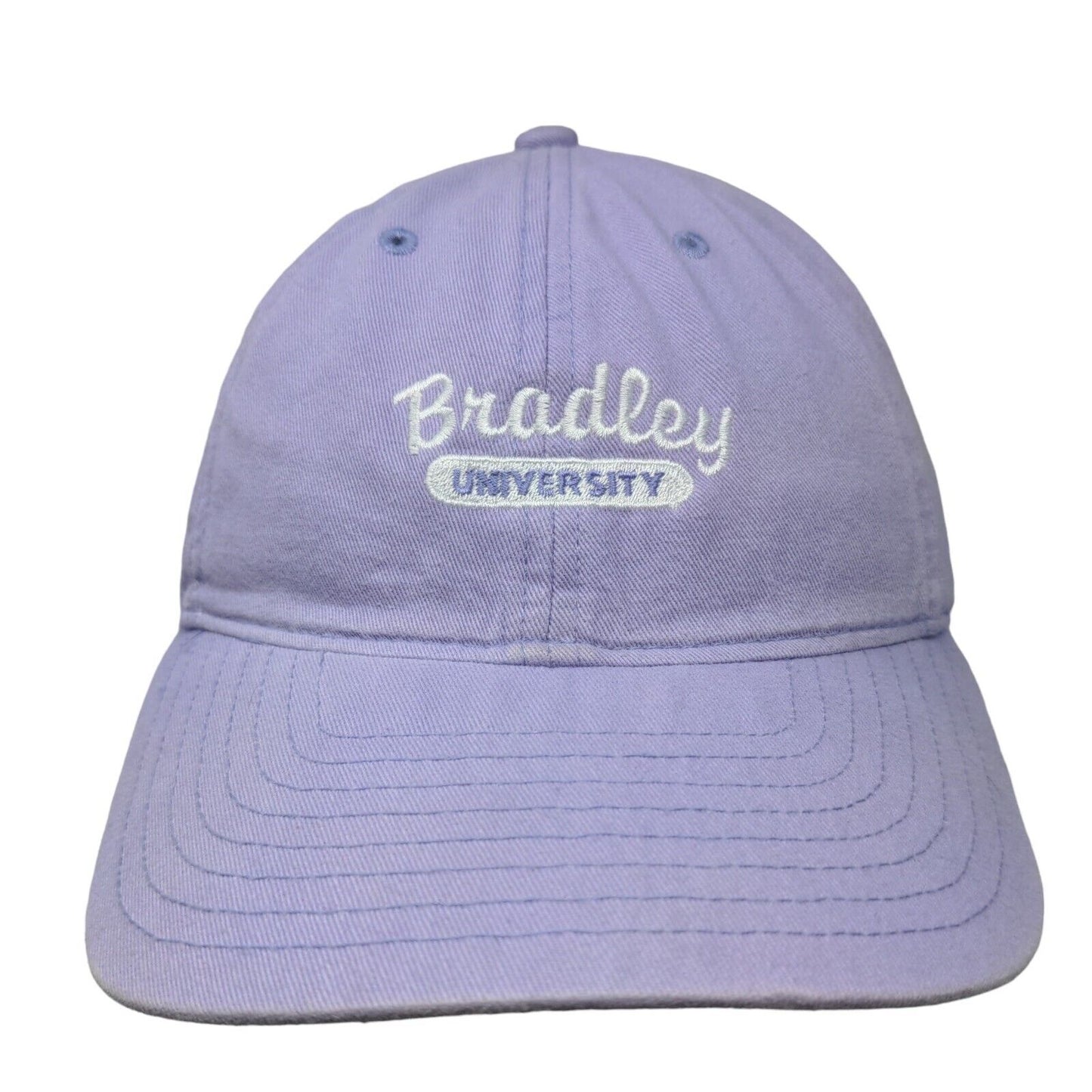 Legacy Women's Slideback Hat Purple OSFA Embroidered Bradley University Logo