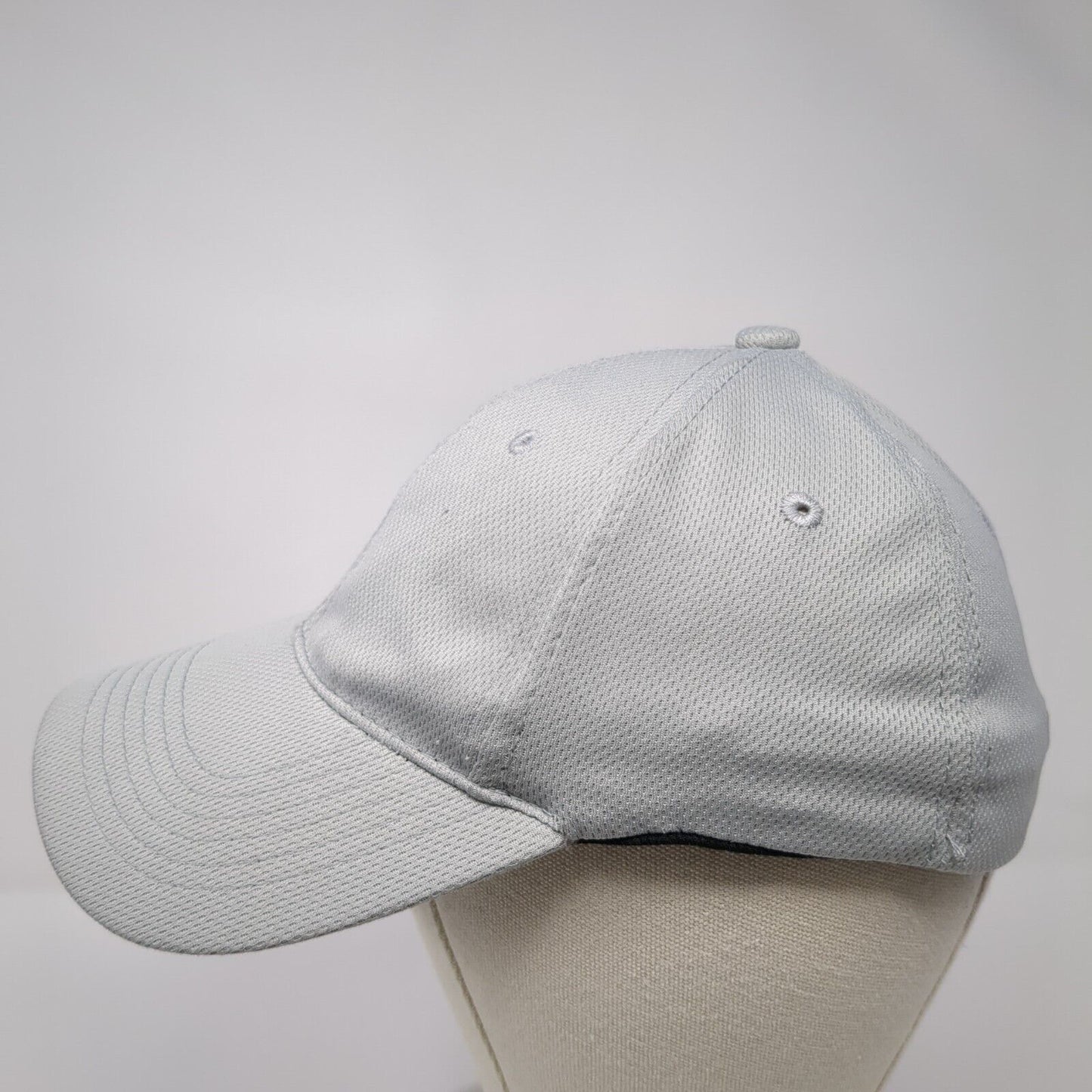 Starter Dri-Star Fitted Hat Gray One Size Embroidered Lightweight 6 Panel Blank