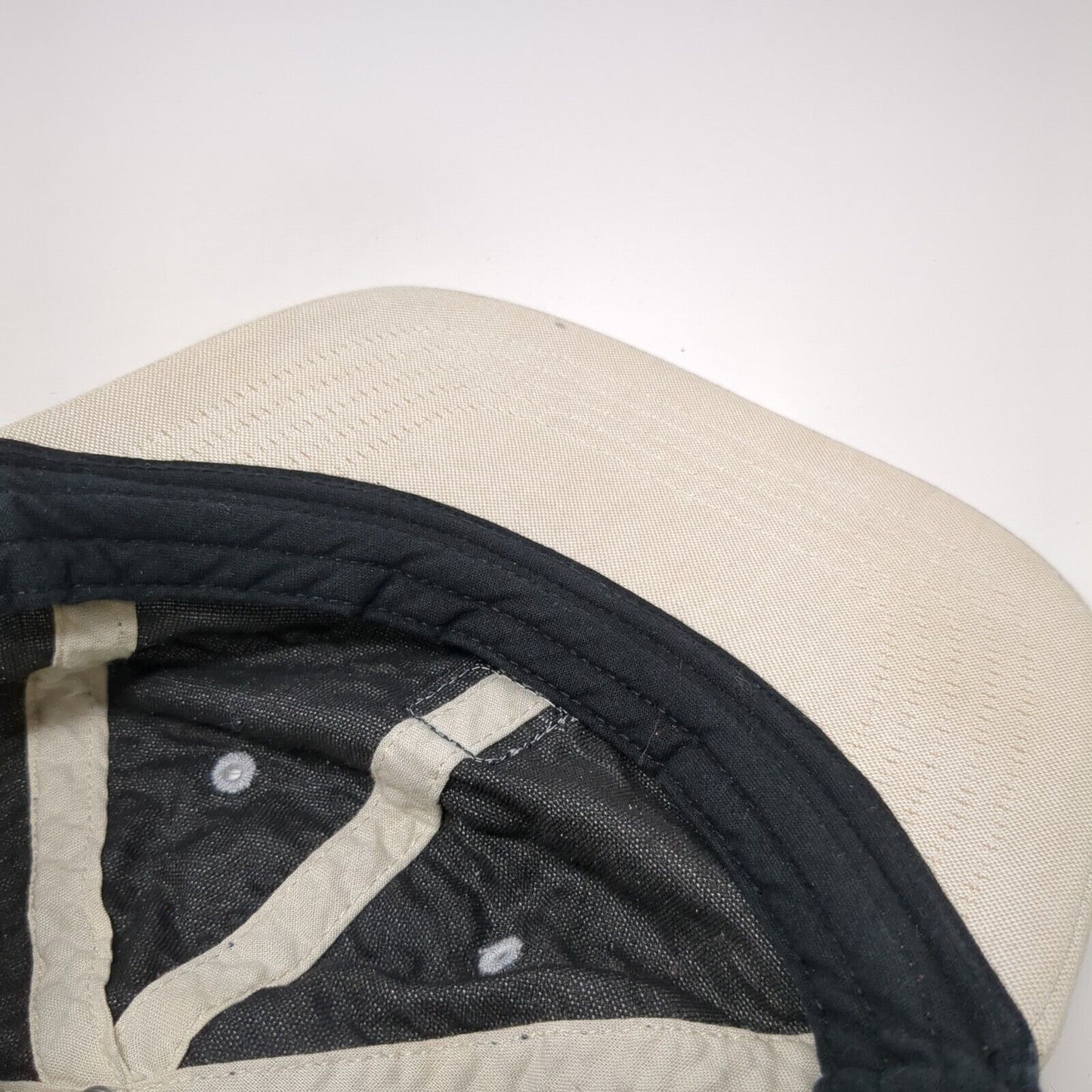 American Eagle Outfitters Patch Slideback Hat Gray One Size Leather Strap
