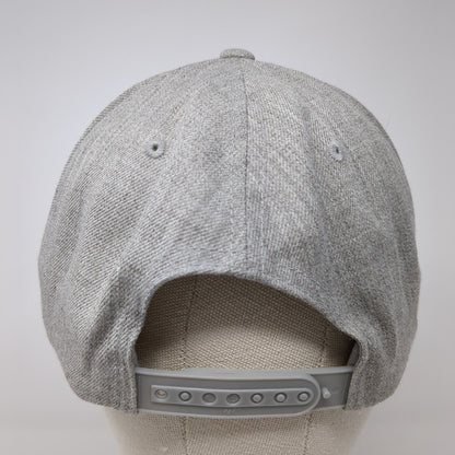 Idaho Est. 1890 Take Me To The Mountains Snapback Hat Gray OS Classics Yupoong