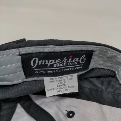 Lindsey Golf Est. 1981 Strapback Hat Black OS Adjustable Embroidered Imperial