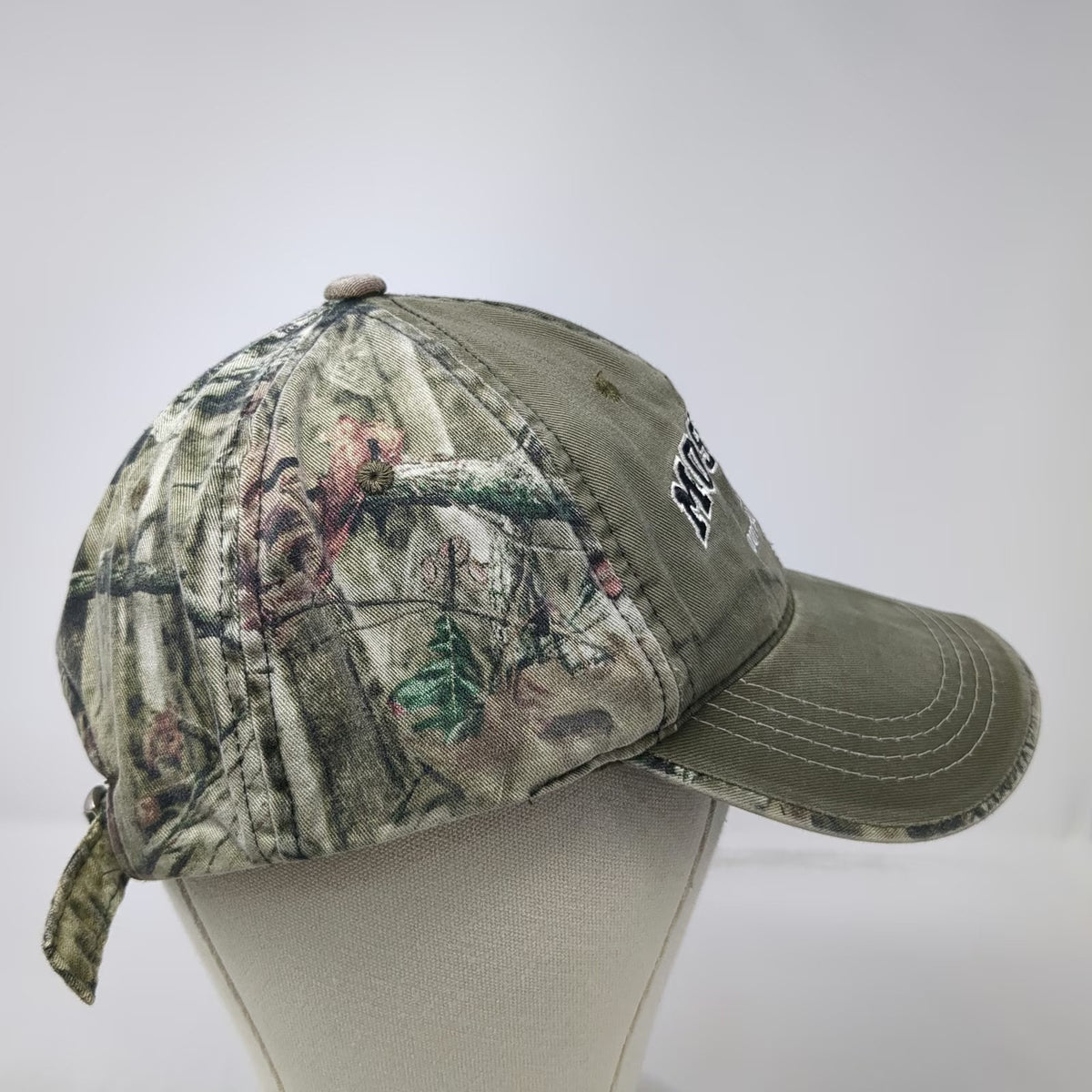 Mossy Oak Outdoor Gear Baseball Cap Green Camo One Size Adjustable Slideback Hat