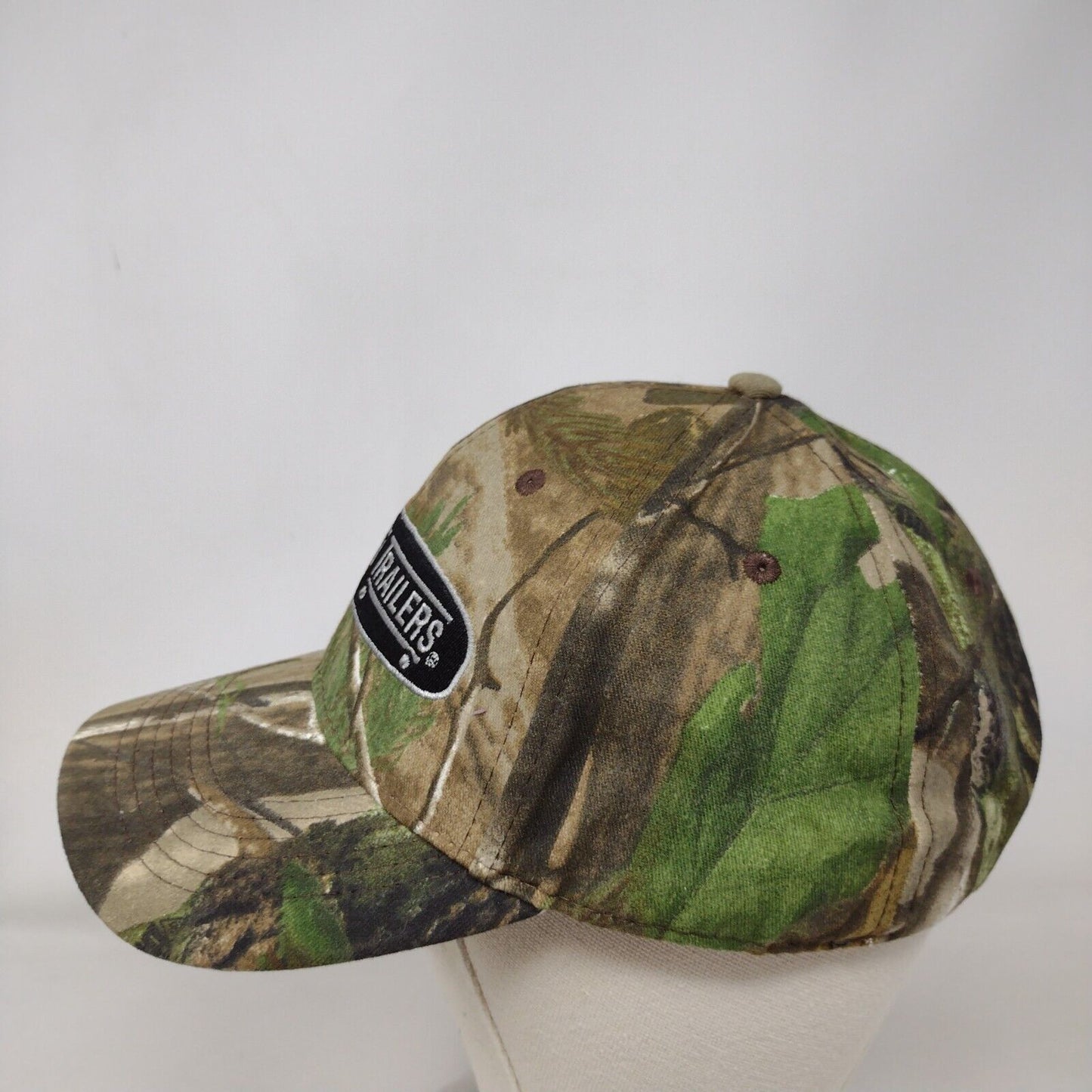 Western Trailers Strapback Hat Camouflage OS Adjustable Embroidered 6 Panel