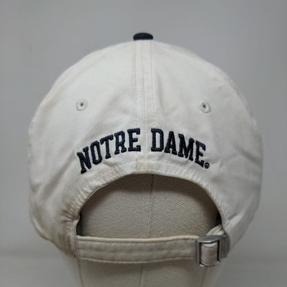 Under Armour Men's Slideback Hat White Size OSFA Embroidered Notre Dame Logo