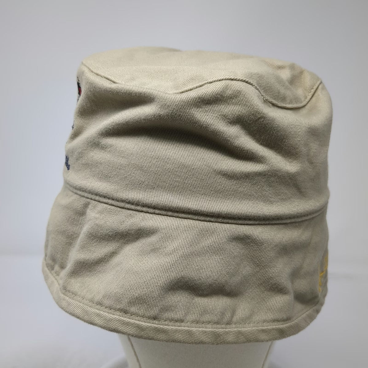 Goofy's Hat Co. Bucket Hat Beige Disneyland Minnie Mouse Pam Cotton Vintage