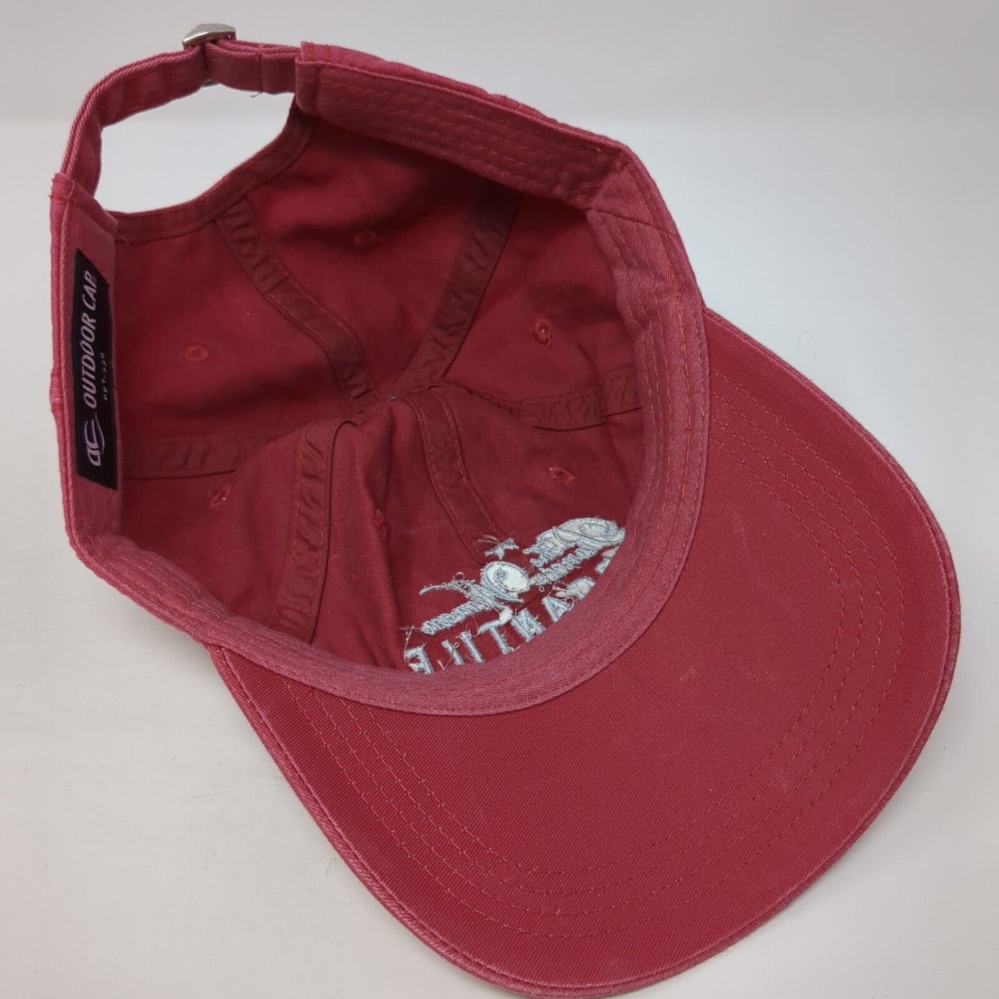 The Pioneer Woman Mercantile Pawhuska Oklahoma Slideback Hat Red OS Adjustable