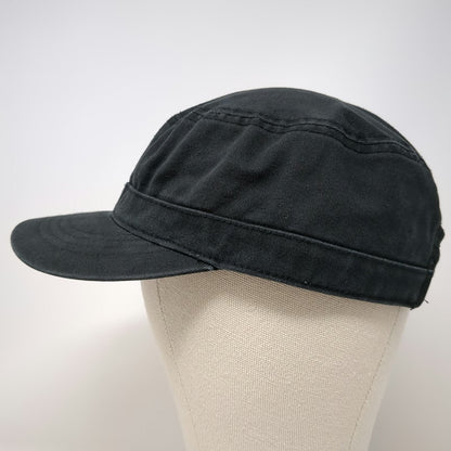 Chef Works Army Cap Black M Adjustable Solid Cotton Workwear Uniform Kitchen Hat