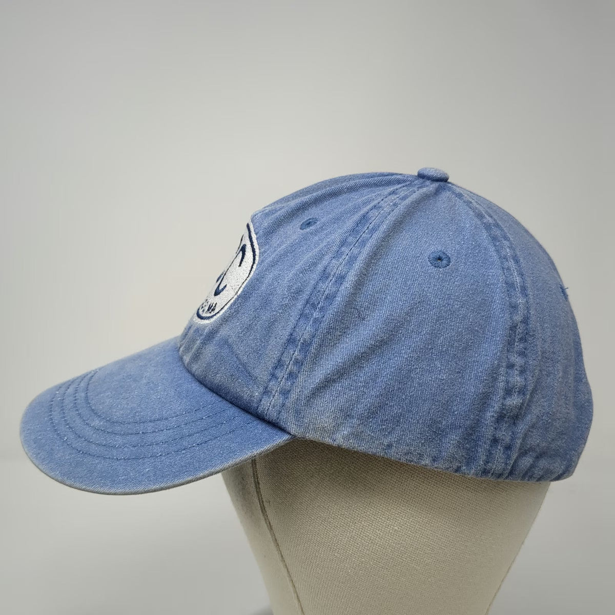 Anvil Cape Cod MA CC Patch Blue One Size Baseball Cap Hat Adjustable Slideback