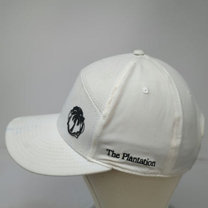 Pukka Snapback White One Size Palm Tree The Plantation Embroidery Polyester hat