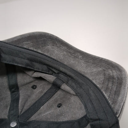 Love Slideback Hat Gray One Size Adjustable 6 Panel Vented Holes Cotton