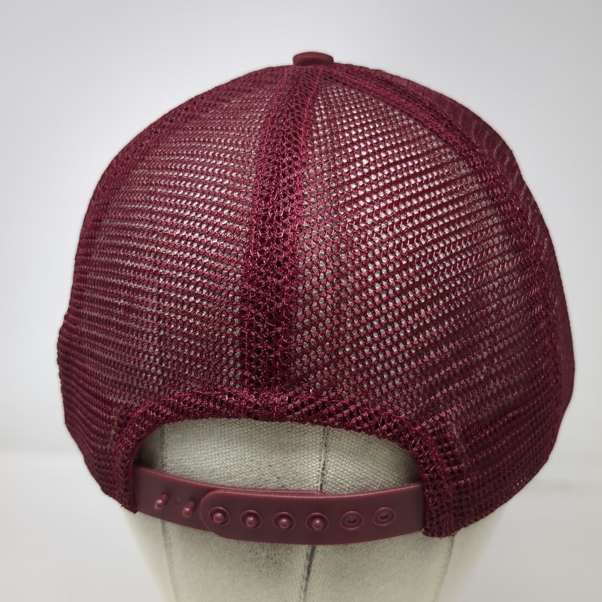 Winner Trucker Hat Red One Size Familian Pipe & Supply Mesh Rope Cord Hat