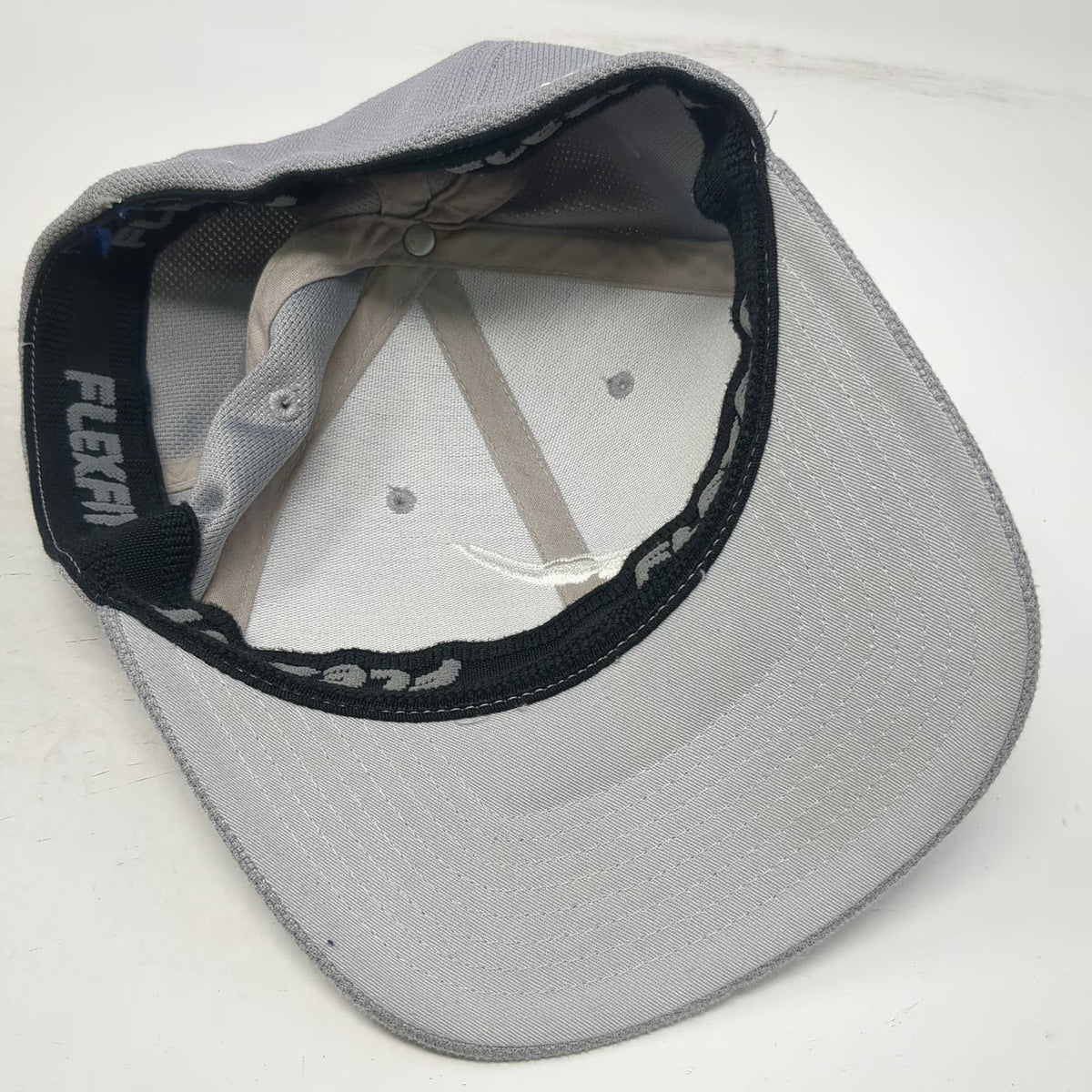 TravisMathew Baseball Cap Gray One Size Feather Fourteen Flexfit Athletic Hat