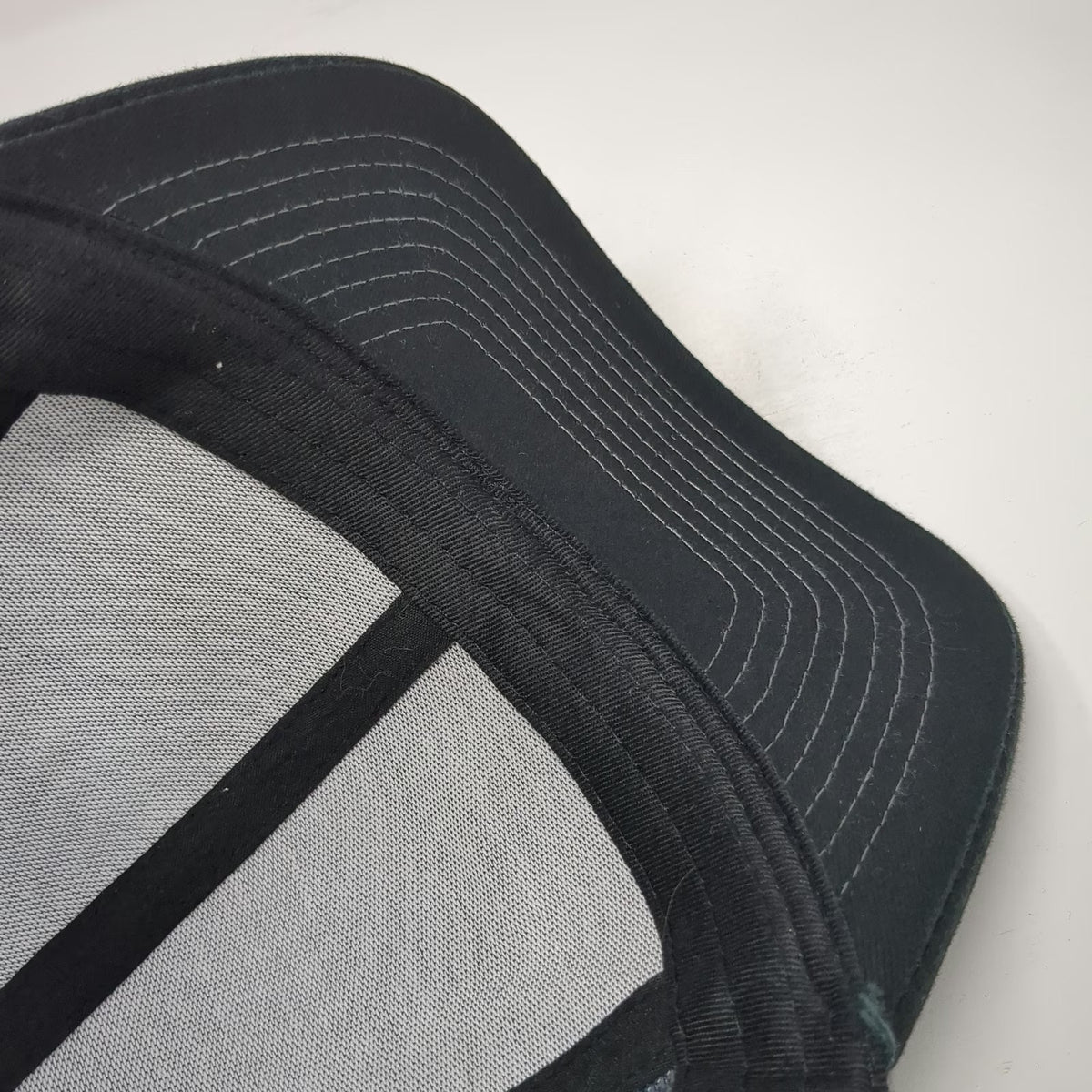 Atlas Idaho State Patch Trucker Hat Black One Size Mesh Back Snapback Gray