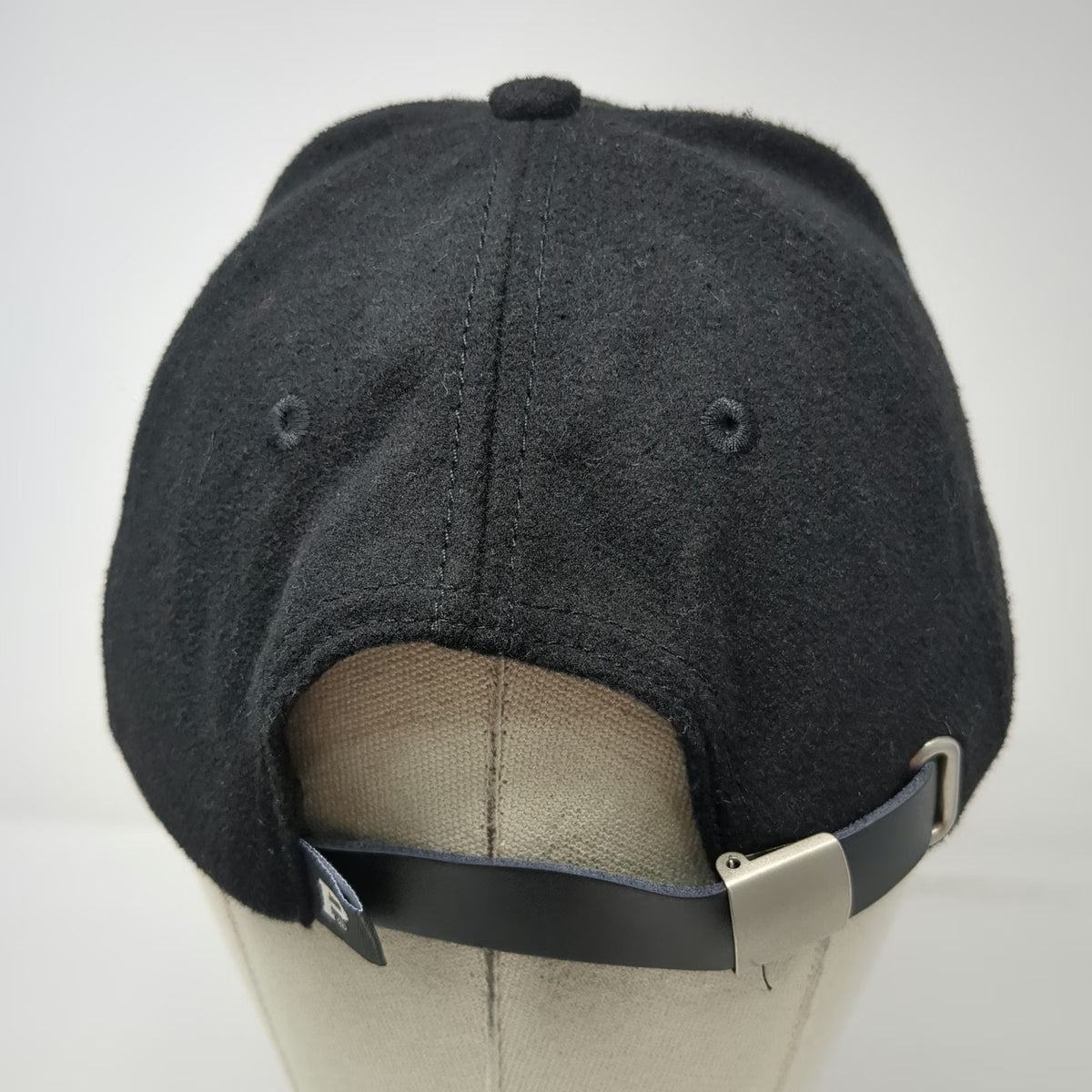 Portland Gear Baseball Cap Black One Size P Logo Wool Blend Slideback Hat
