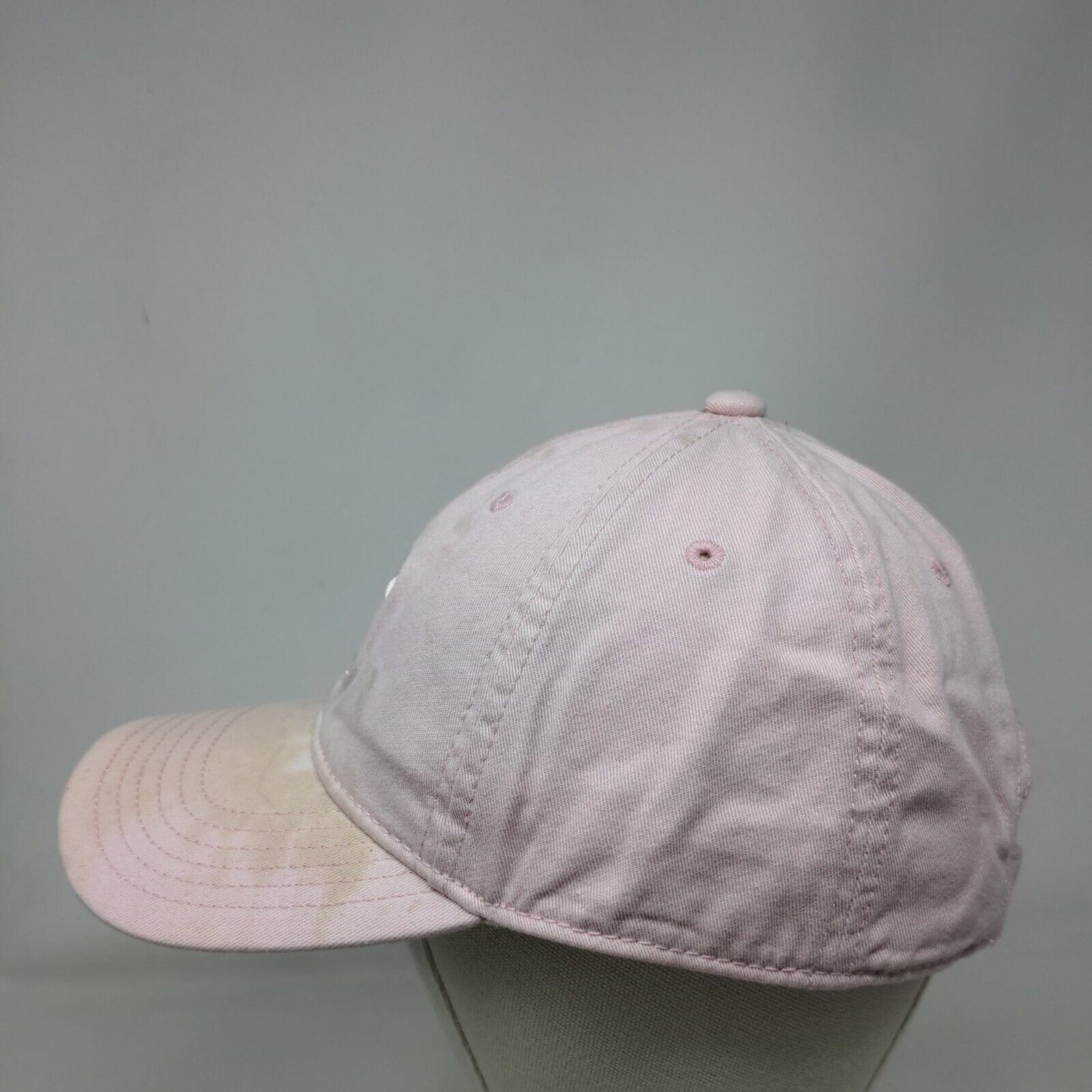 Adidas Slidebak Hat Pink OSFM Adjustable Embroidered Trefoil Vented Holes