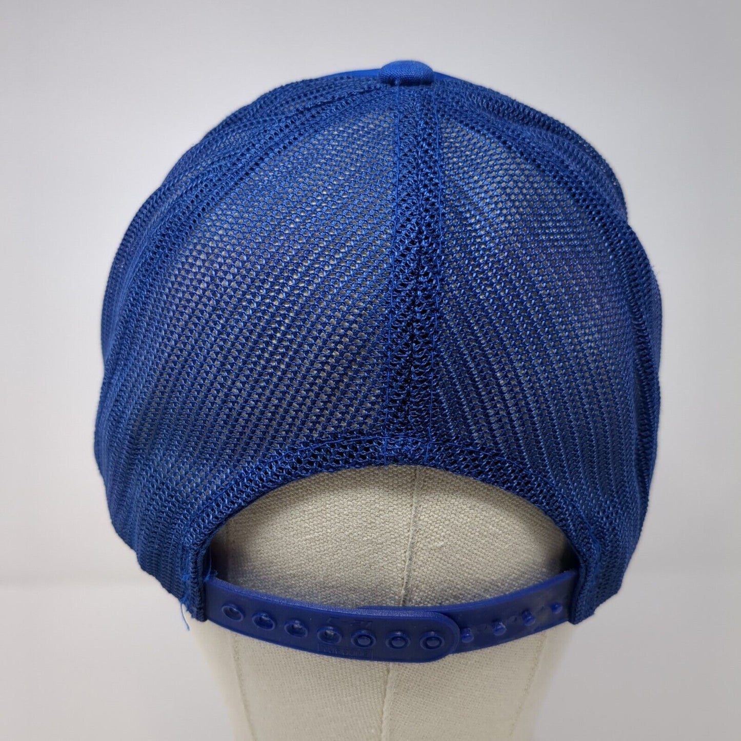 Paint & Spray Snapback Trucker Hat Blue OSFA Mesh Back Adjustable