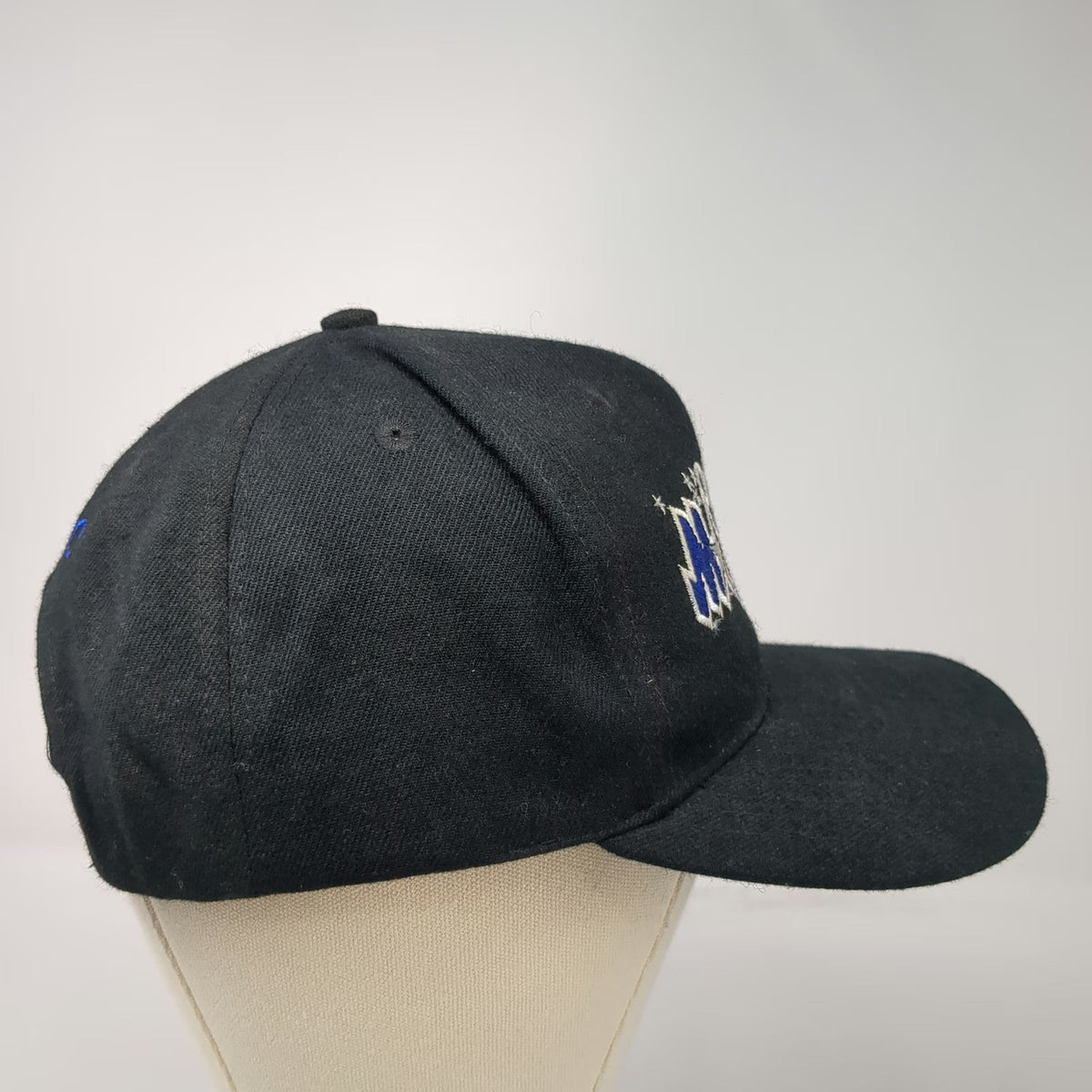 G.C.C. NBA Orlando Magic Snapback Hat Black Blue Green Underbrim Logo Vintage