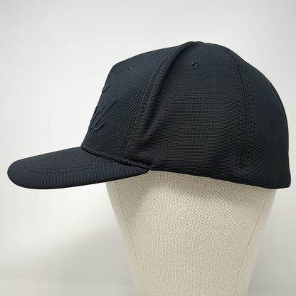 Ford 5 Panel Black One Size Raised Tonal Script Logo Mesh Back Stretch Fit Hat
