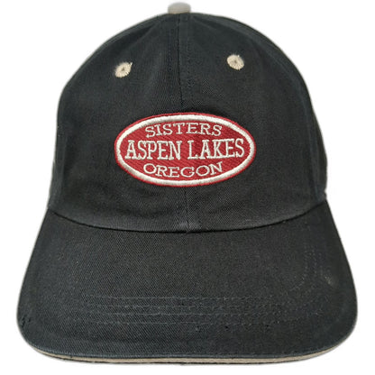 Ahead Baseball Cap Black One Size Ball Marker Aspen Lakes Oregon Golf Digest Hat