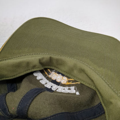 Carhartt Baseball Cap Green One Size Wool Blend Slideback 1889 Est- Logo Hat