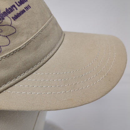 Legendary Ladies Strapback Cadet Army Cap Hat Tan OSFA Adjustable