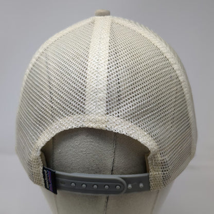 Patagonia Trucker Hat Gray One Size Mesh Back Buffalo Mountain Logo Snapback