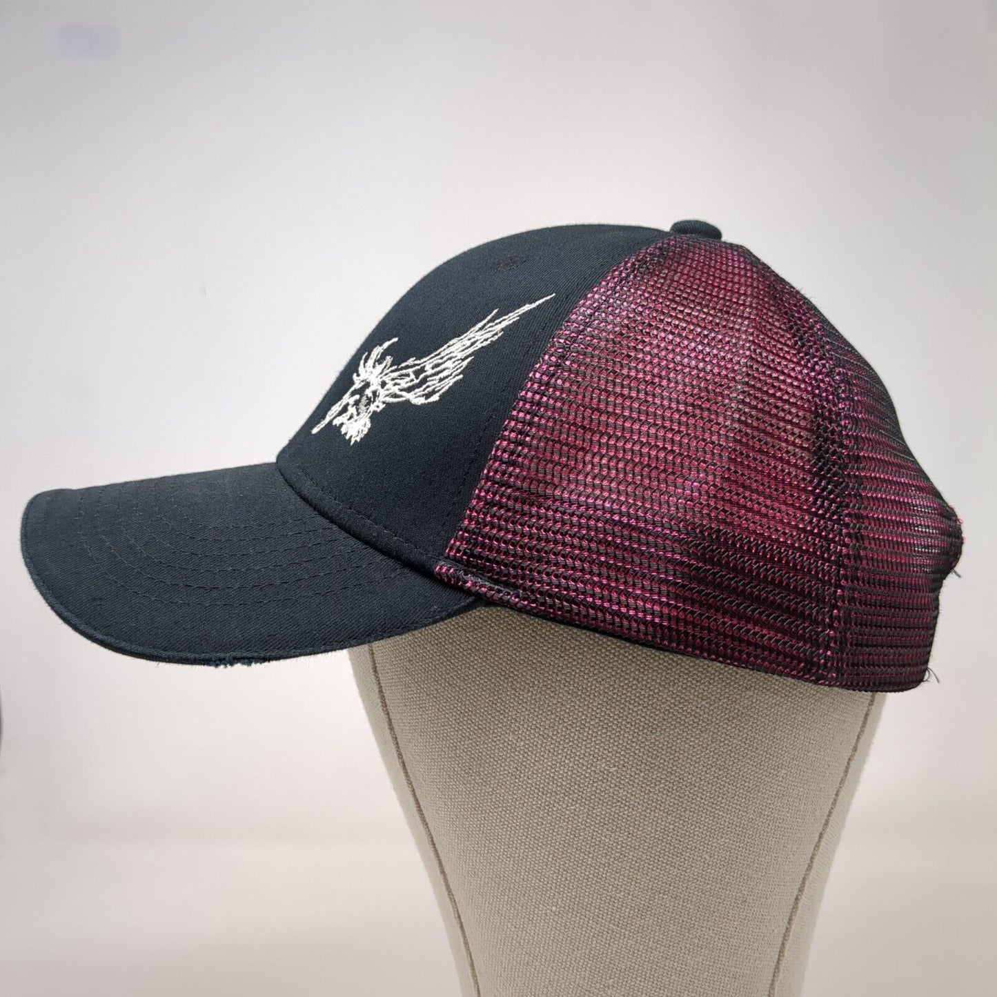 Port Authority Snapback Mesh Back Trucker Hat Multi One Size Embroidered