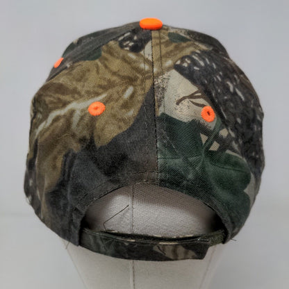 Nissin Men's Strapback Camo Hat Embroidered Lincoln Tech Logo