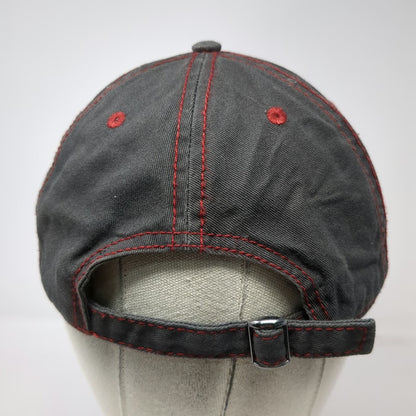 Prairie Mountain Johnny Morris Wonders Wildlife Baseball Cap Gray Red OSFM Hat